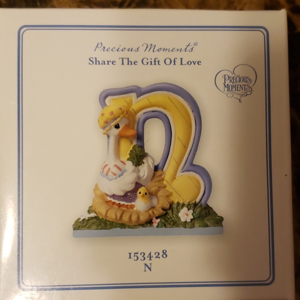 Precious Moments letter N